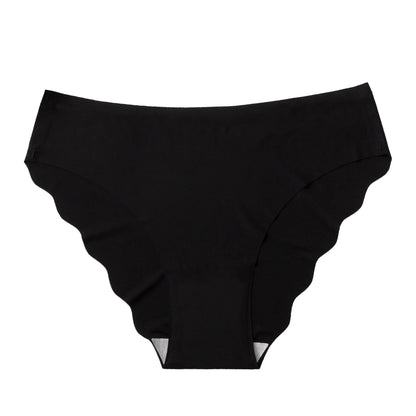 1pcs Seamless Panties Ladies Leopard Print Sexy Underwear Zebra Stripe Briefs Ice Silk Panty Invisible No Trace Solid Underpants