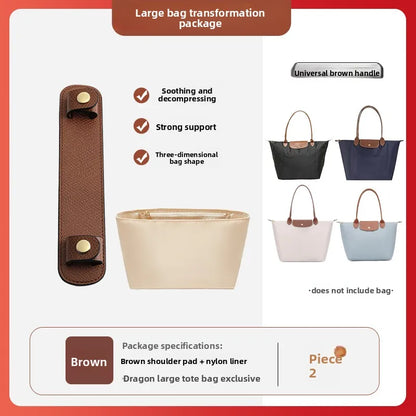 Havredeluxe Bag Organizer Insert For Longchamp Nylon Bag - Lightweight Durable Interior Storage