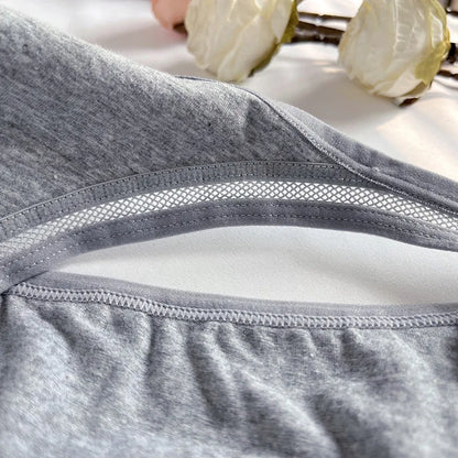 5Pcs/Set Cotton Panties Women Low Rise Briefs Solid Color Underwear Comfort Breathable Underpants M-XL Sexy Lingerie