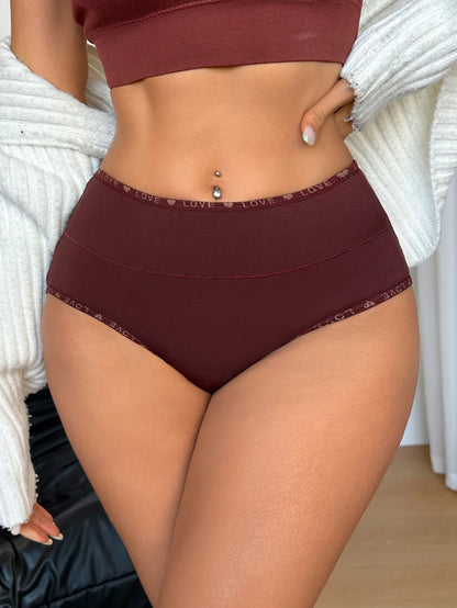 1PCS Women High Waist Seamless Panties Tummy Control Briefs Soft Breathable Solid Basic Underwear Ladies Lingerie S-XXL