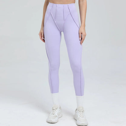 2-Piece Yoga Set – Open Back Sports Bra &amp; High Waist Shorts