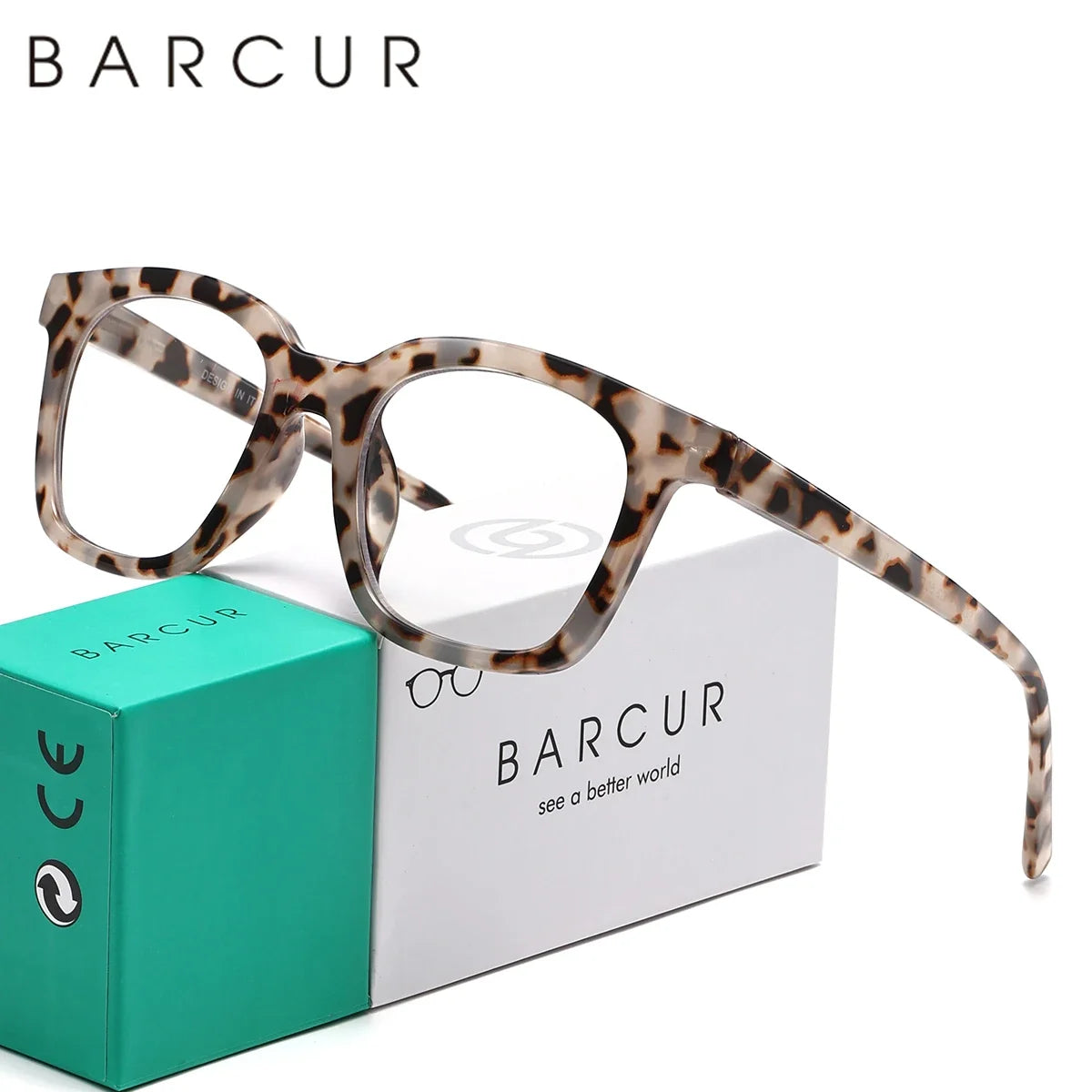 BARCUR Fashion Retro Leopard Pattern Women&