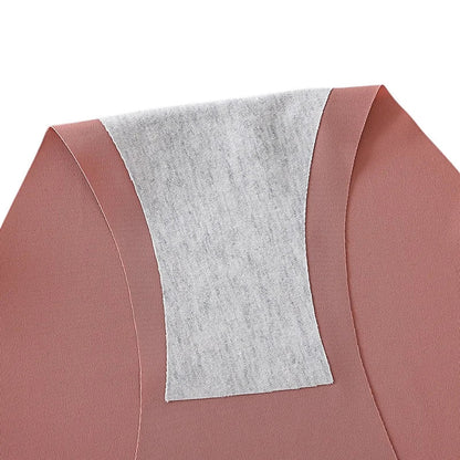 5Pcs/Set Women Seamless Briefs Ice Silk Panties Sexy Low Waist Underwear Female Underpants Solid Color Lingerie M-XL