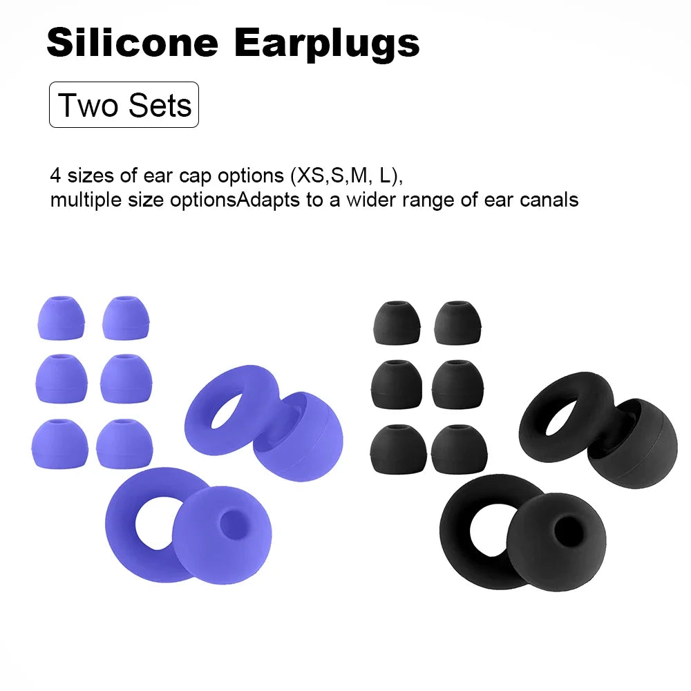 Silicone Earplugs for Swimming Sleep Noise Cancel Noise Reduction-Soundproof Reduce Disturbances -Quality Earplugs
