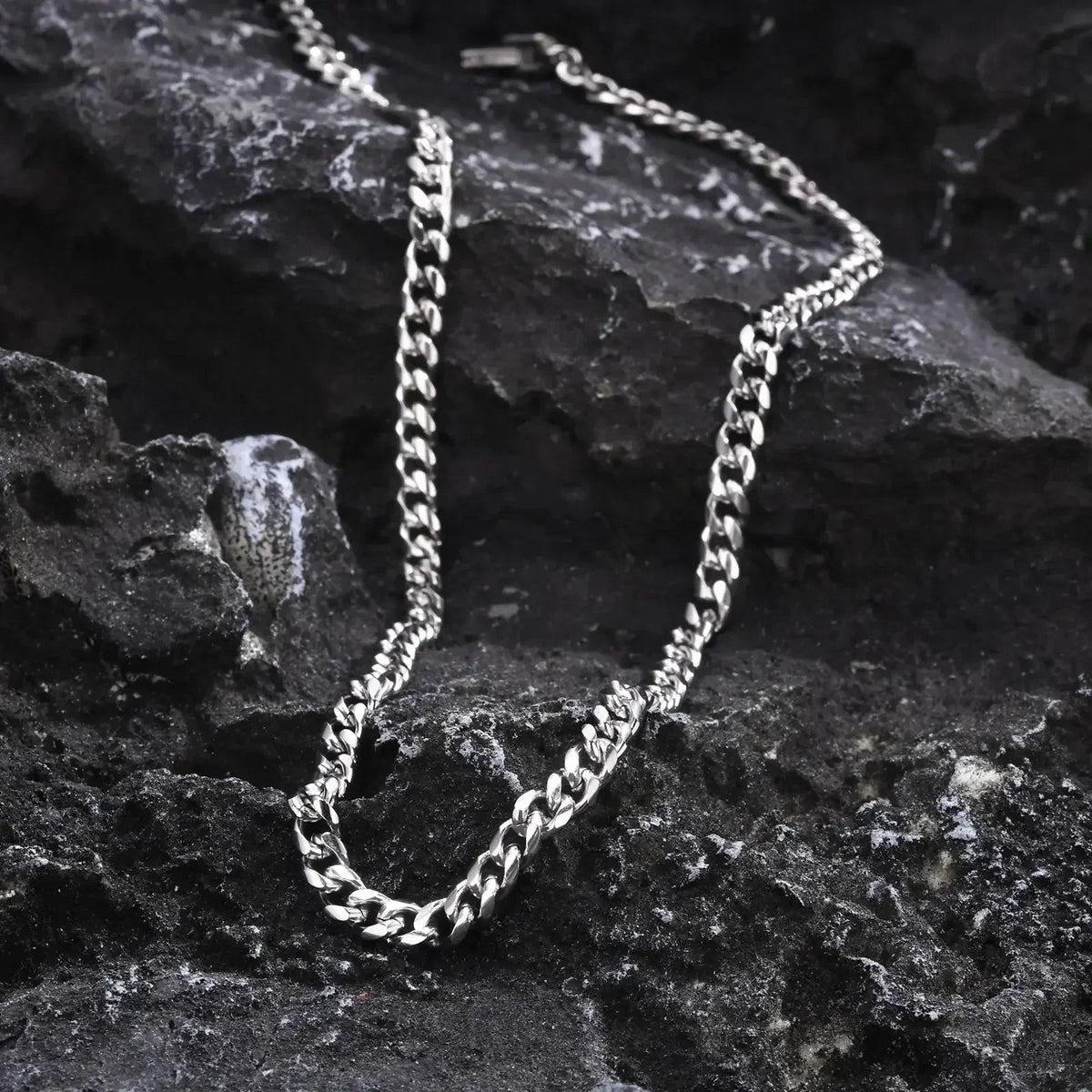 VNOX Cuban Chain Necklace - Stainless Steel 5/6/8mm - Unisex Waterproo