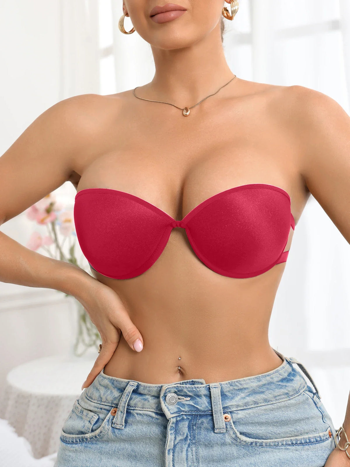 1Pcs XS-XXL Strapless Women&