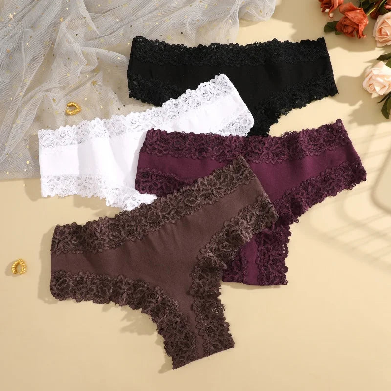 Women’s Cotton-Blend Low-Rise G-String Panties