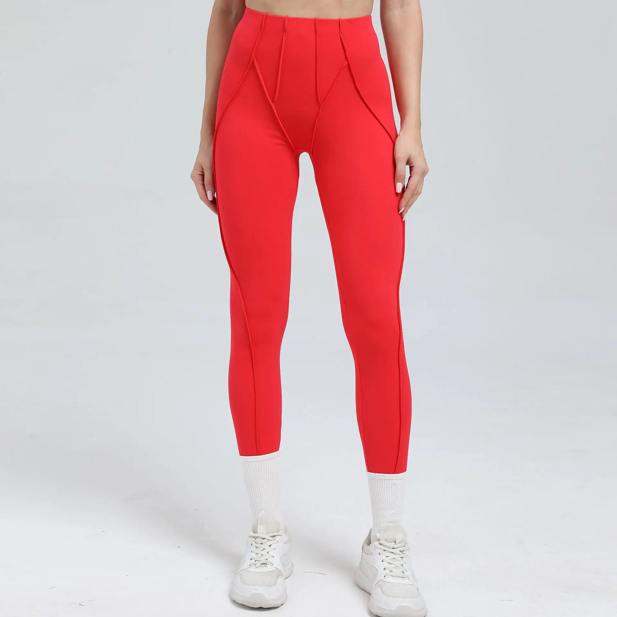 2-Piece Yoga Set – Open Back Sports Bra &amp; High Waist Shorts