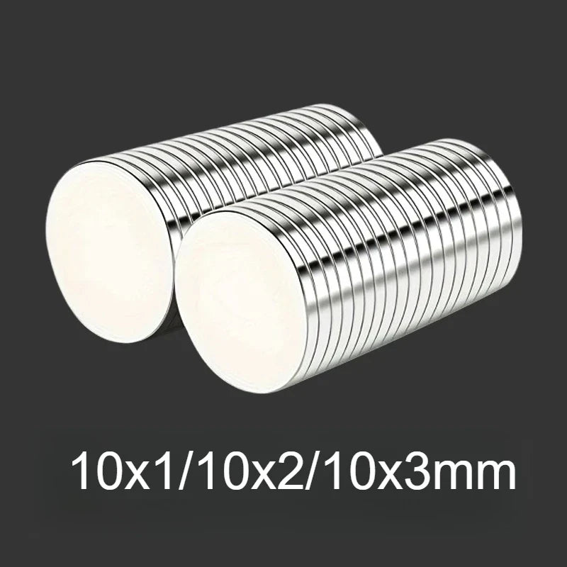10x1/10x2/10x3mm-20/50/100pcs circular refrigerator magnets widely used in offices DIY Whiteboard, kitchen tool storage nail art