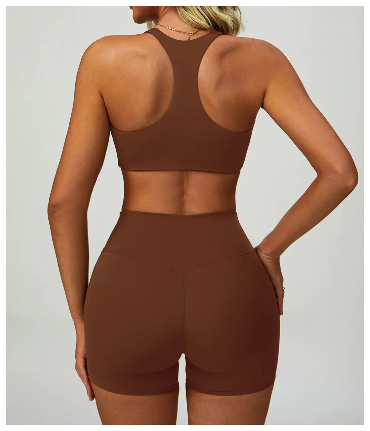 2/3-Piece Activewear Set – Sports Bra &amp; High Waist Leggings