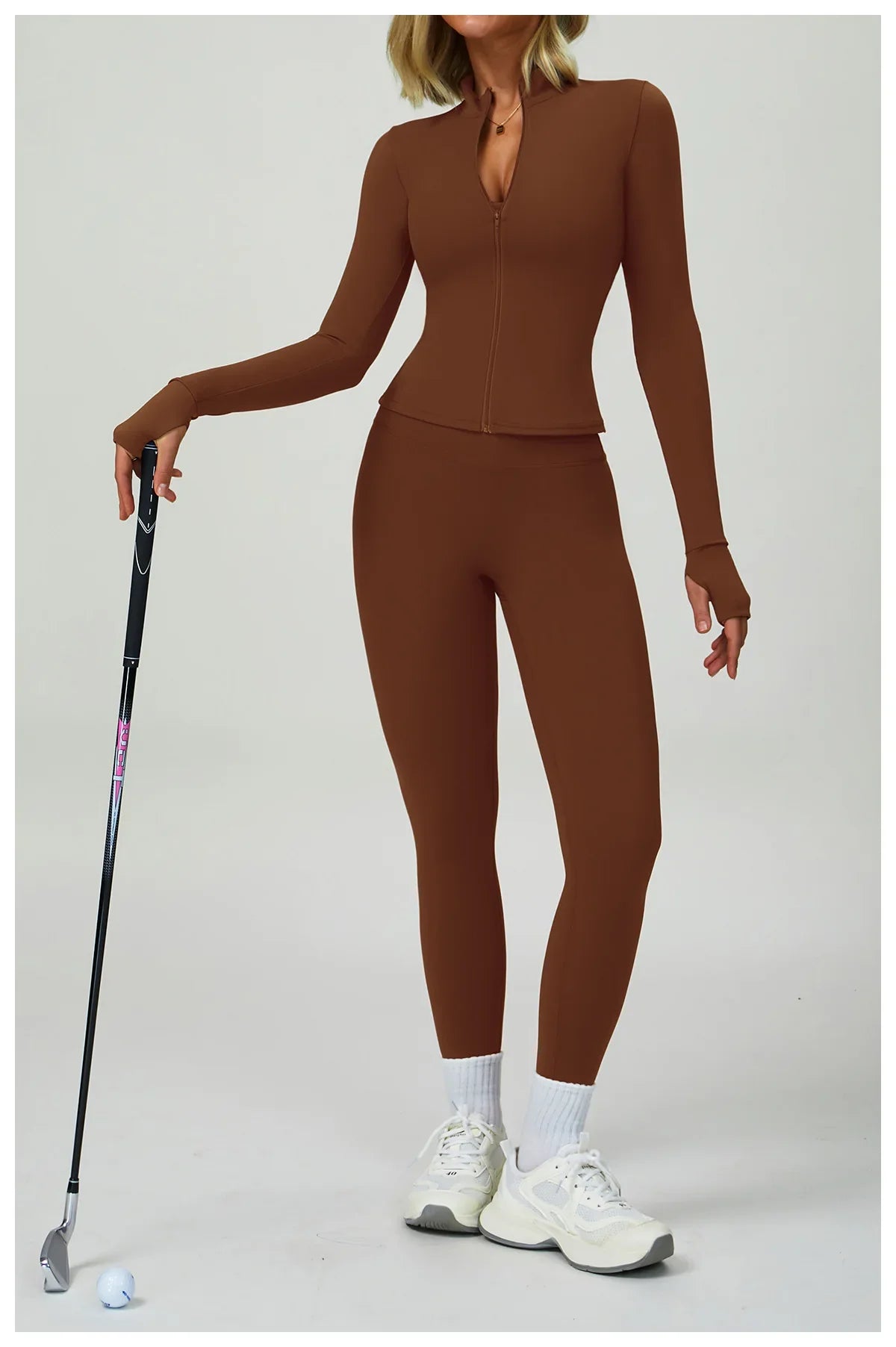 2/3-Piece Activewear Set – Sports Bra &amp; High Waist Leggings