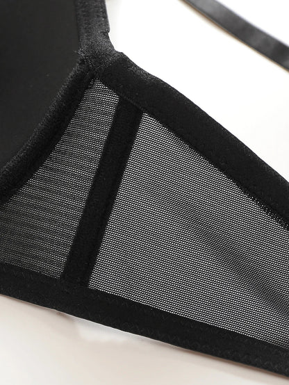 Steel ring anti-sagging bra Women Black Bra Casual Everyday Bras Smooth Comfortable Lounge Bralette Sexy Lingerie B6068