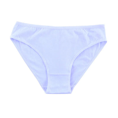 4Pcs/Set Cotton Panties Women Solid Color Underwear Female Underpants Sexy Lingerie M-XL Comfort Soft Briefs Intimates