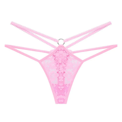 7pcs/pack Sexy Lace Women g-string Low Waist Solid Floral Panty Elegant Sexy Lingerie Comfortable Lady thongs Female Underwear