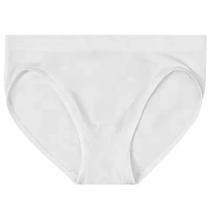 1pcs Mid Rise Women Panties Solid Cotton Breathable Female Underwear Seamless Lady Briefs Soft Underpants