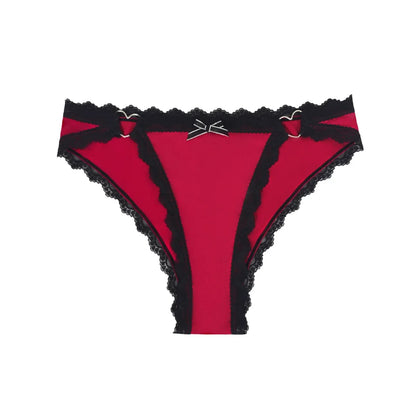 1pcs Low Rise Bow Sexy Lace Women&