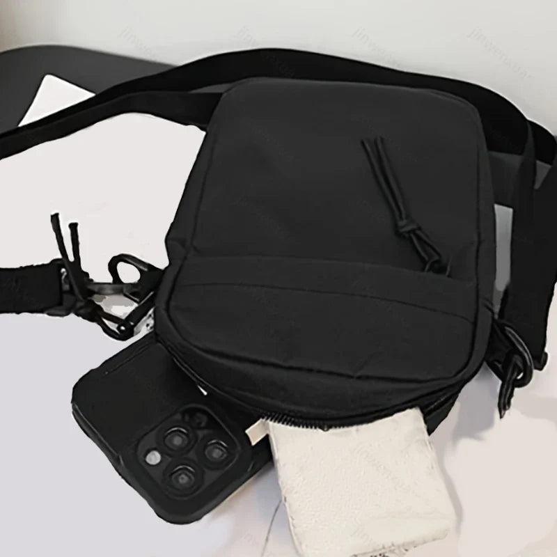 Unbranded Unisex Single Shoulder Crossbody Bag - Lightweight Nylon Construction For Everyday Use