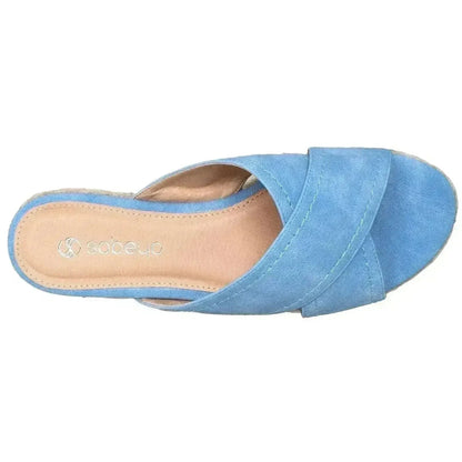 Flatform Espadrille Wedge Sandal