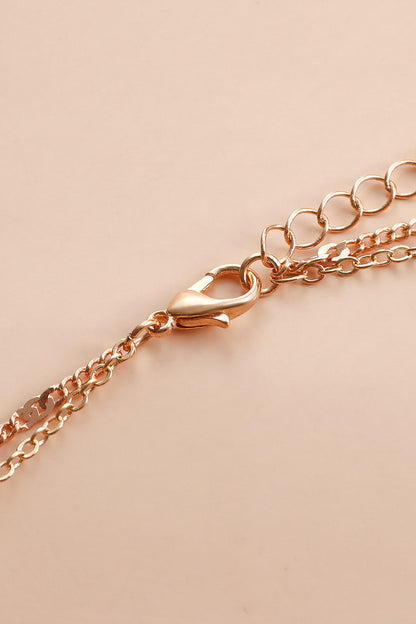 Faux Pearl and Star Gold Belly Chain