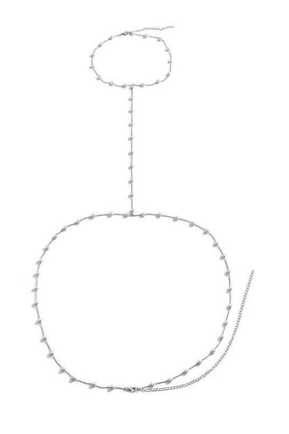 Pearl Harness Body Jewelry