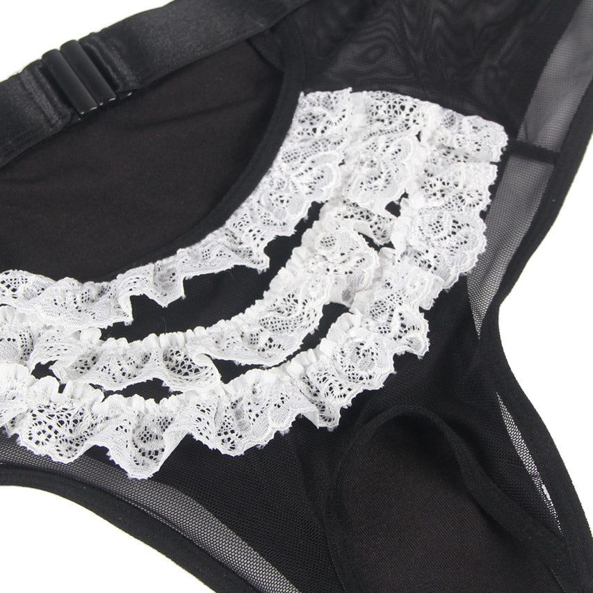 Cupless Maid Lingerie Costume