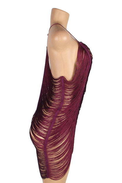 Shimmy Fringe Lingerie Chemise