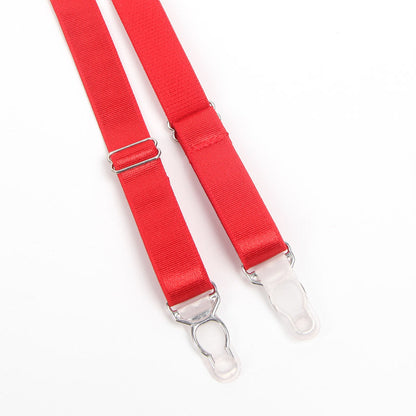 Bondage Bra and Garterbelt Set