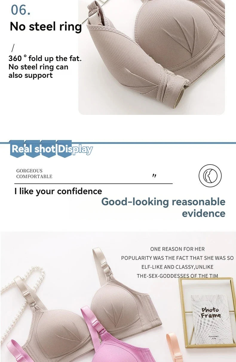 New Large Size Front Buckle Sexy Push up WOMEN&