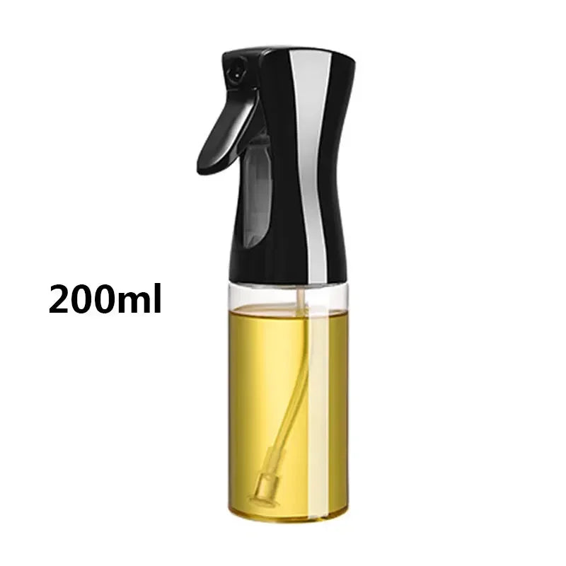 200/300/500mlOil Spray Plastic Household Kitchen Oil Spray Bottle Or Oil Brush Nebulizing Mist Filling Cooking Dual Use BBQ