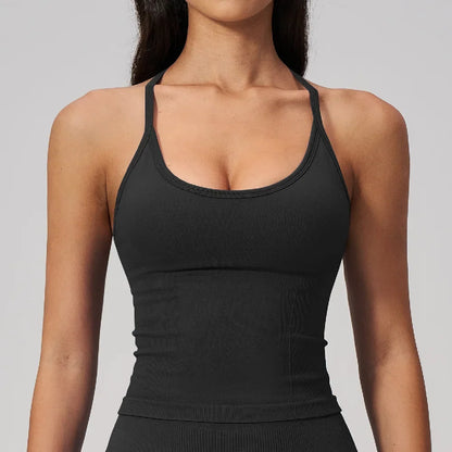 Breathable Seamless Yoga Bra Thread Fitness Top Shockproof Sport Underwear Push Up High Strength Sport Bra Gym Workout Underwear