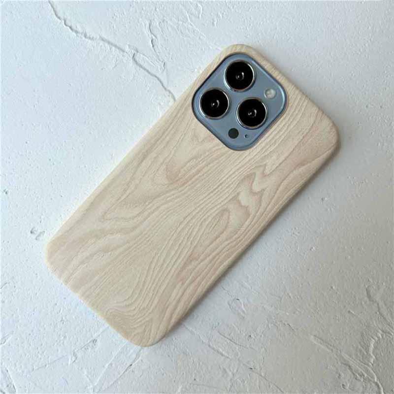 Retro Ultra Thin Wooden Texture Phone Cases For iPhone 14 13 12 11 Pro Max XS MAX XR XS X 7 8 Plus anti-skid Soft Cover Vintage Wooden Unique Classy &amp; Fully Protective Phone Case