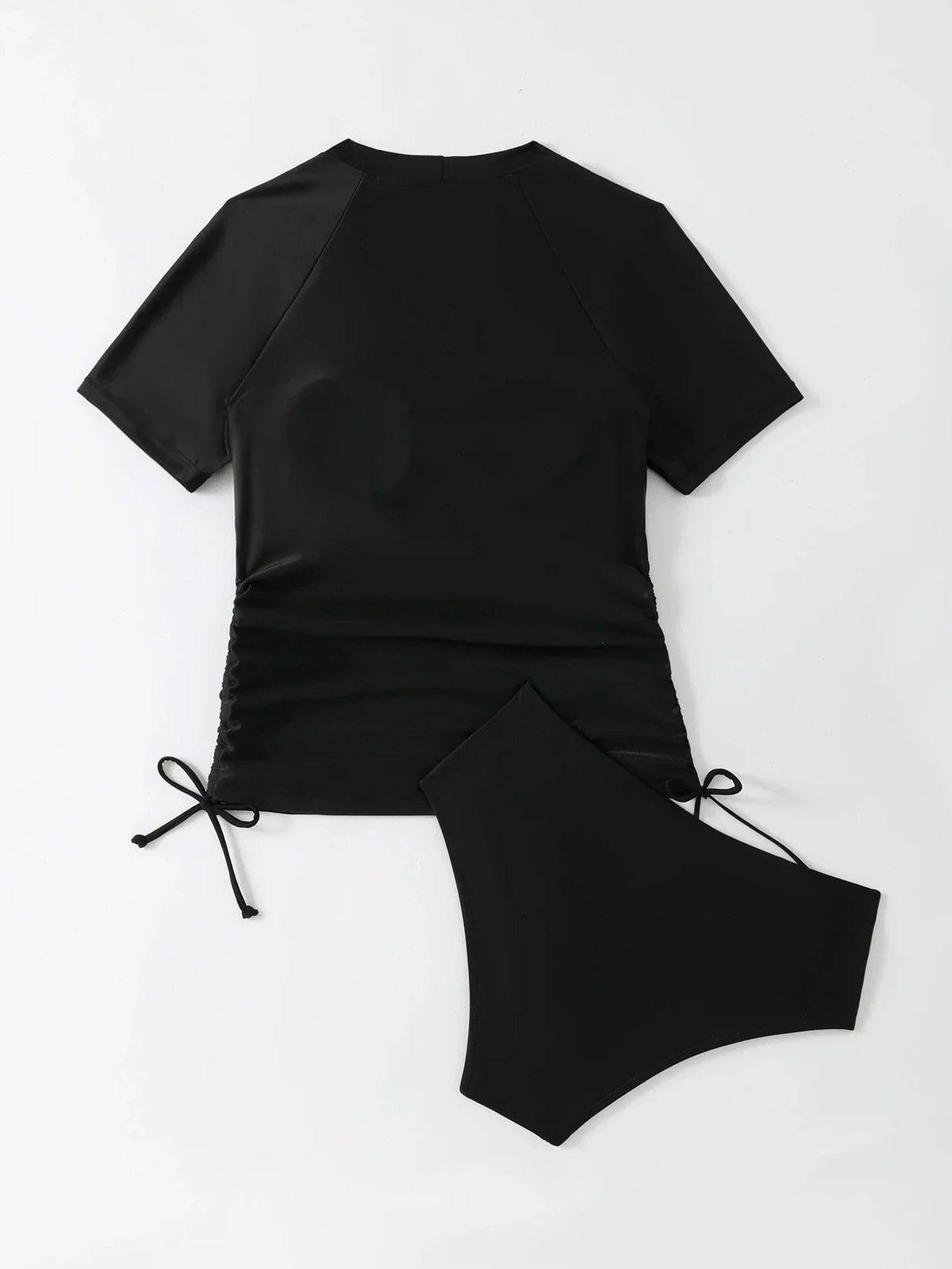 Short Sleeves Two Pieces Swimsuit Women Tankini 2026 Printed Swimwear Female Beach Wear Bathers Bathing Swimming Swim Suit