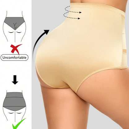 1pcs High Waist Mesh Tummy Control Shapewear, Butt Lifting Shaping Underwear for Women