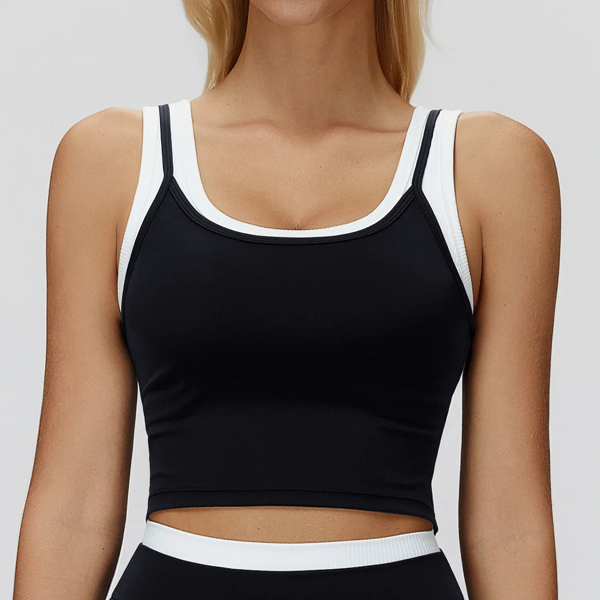Color Blocked Fitness Bra Workout Tops Gym Underwear Fitness Sports Bras Athletic Sport Bra Women Backless Gym Yoga Crop Top