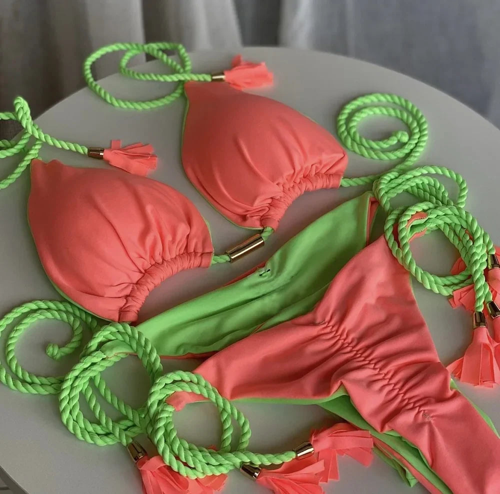Sexy Solid color Women&