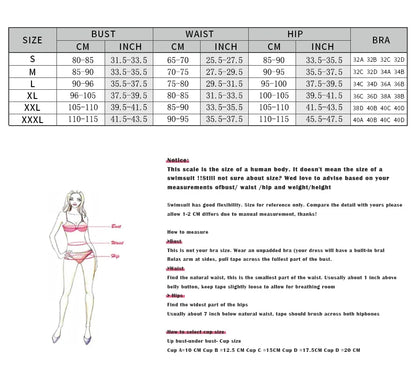 Solid Color Strap Women Bikini Sexual Beach Holiday Swimwear