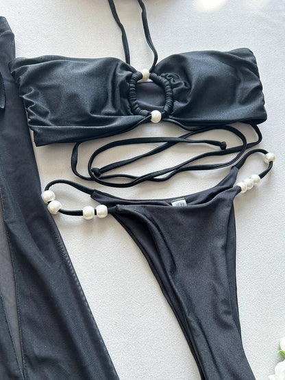 3 Pieces Bikini Set 2025 Sexy Women&