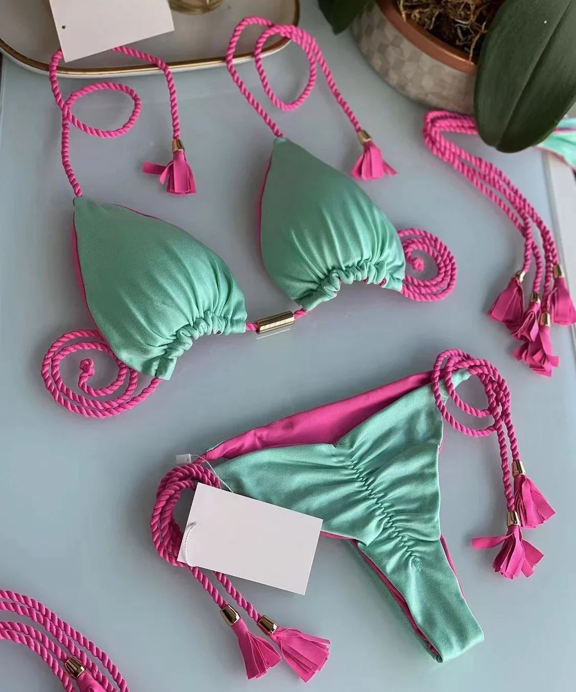 Sexy Solid color Women&