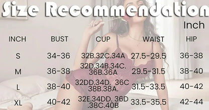 New Transparent Bra And Thong Underwear Set Women&