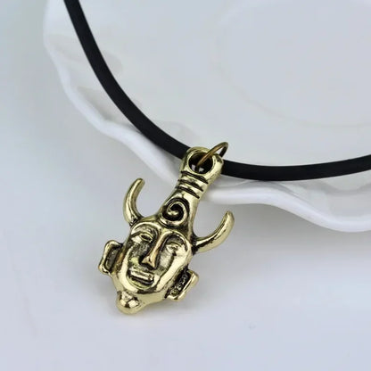 Hot Movie Supernatural Dean Leather Rope Coppery Pendant Necklace for Women Men Winchester Jensen Jewelry Ackles Amulet Vintage