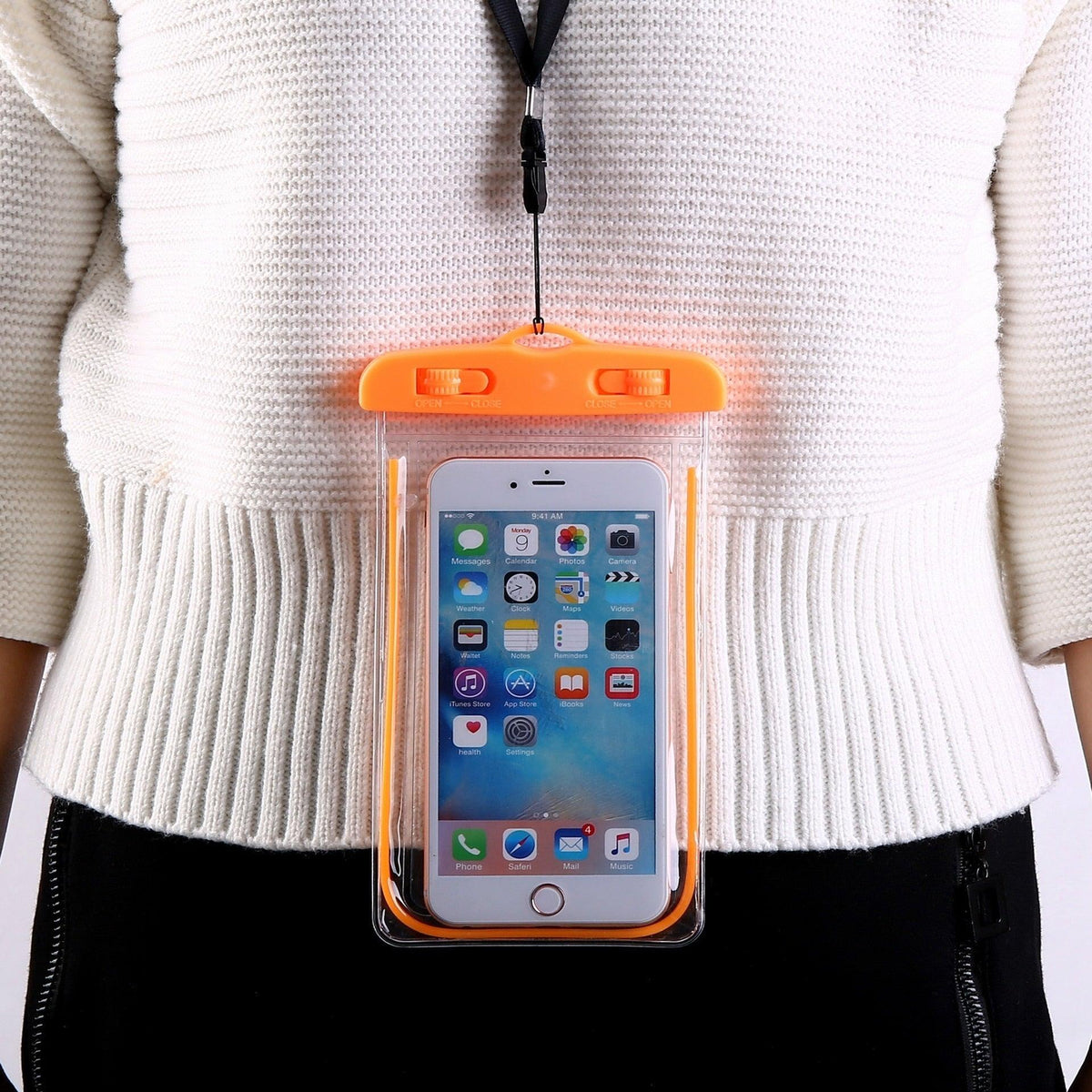 Waterproof Phone Case Universal Mobile Cover case For iPhone 13 Pro Max Phone Bag Underwater Case Phone Plastic Waterproof Underwater Pouch for Mobile Phone Case &amp; Strap
