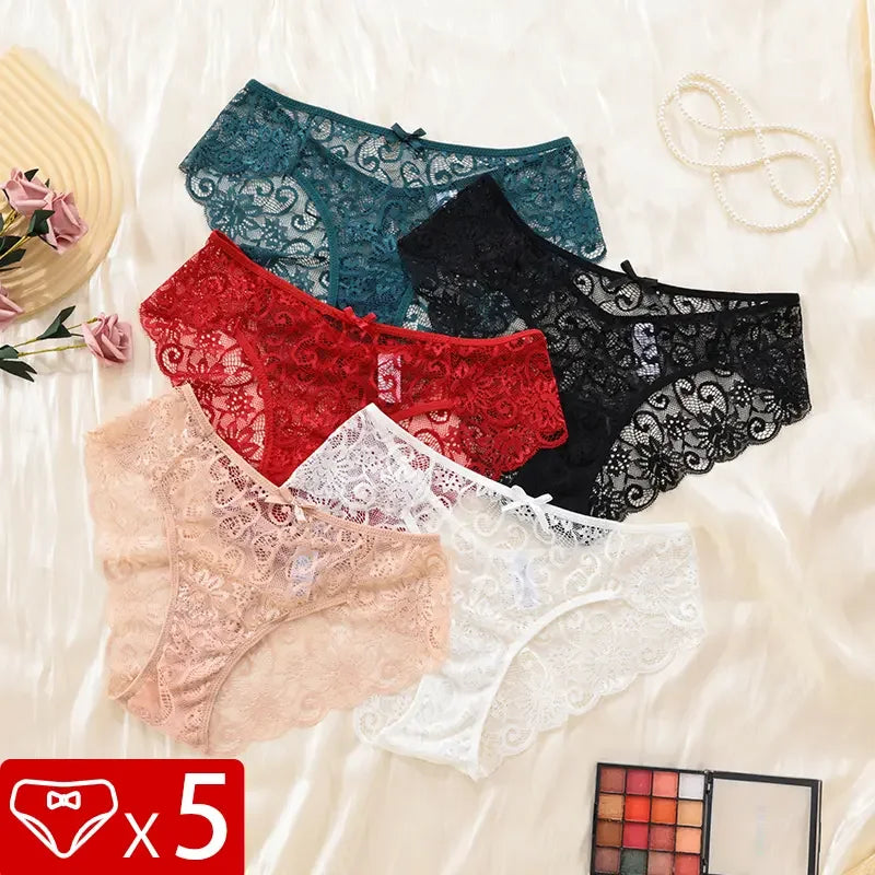 5pcs Sexy Lace Women&