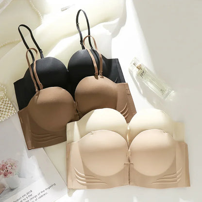 Front Buckle Underwear Convenient Anti Sagging without Shoulder Strap Women&