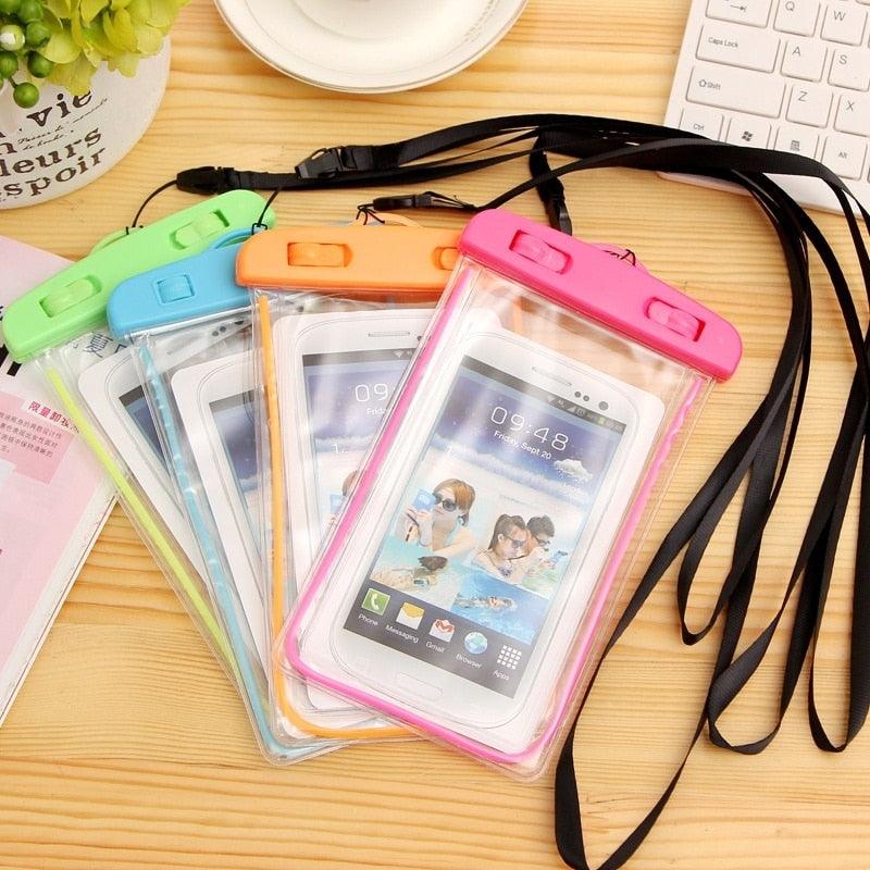 Waterproof Phone Case Universal Mobile Cover case For iPhone 13 Pro Max Phone Bag Underwater Case Phone Plastic Waterproof Underwater Pouch for Mobile Phone Case &amp; Strap