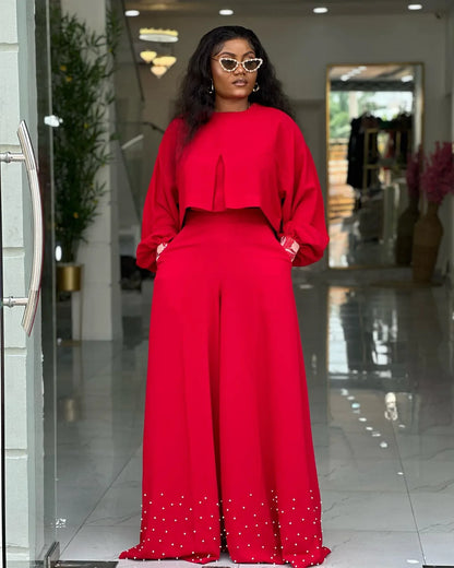 2 Piece Women Sets 2025 New Arrival Spring Summer Matching Sets Solid Color Two Pieces Sets Top And Pants Suits Outfits Clothing