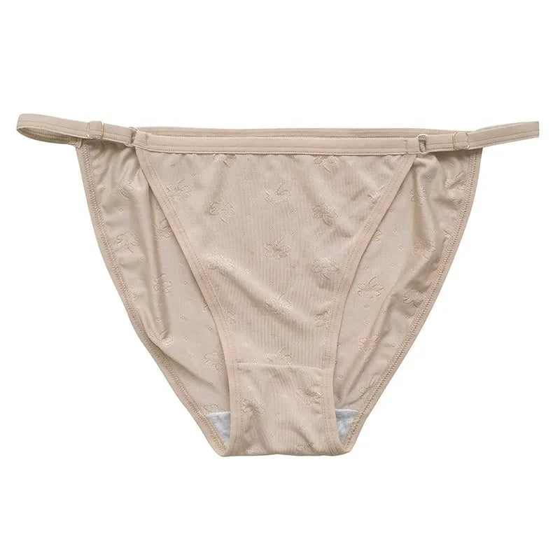1Pc Sexy Panties Women Low Rise Briefs Seamless Underwear Solid Color Breathable Female Underpants Sexy Lingerie