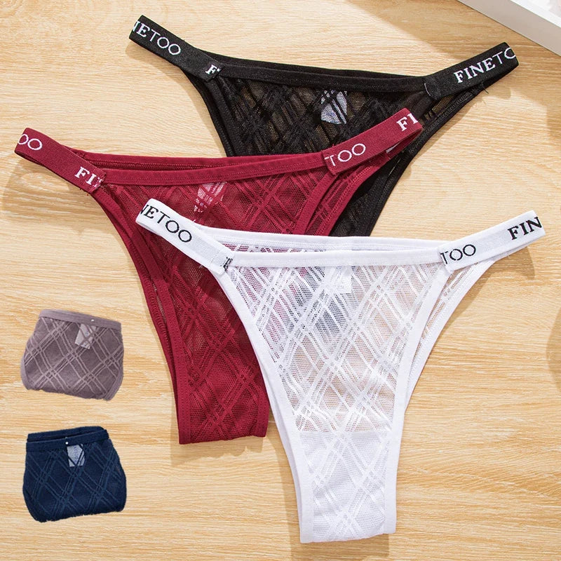 Premium Cotton Briefs for Women – Seamless Low-Rise Panties (3-Piece Set)