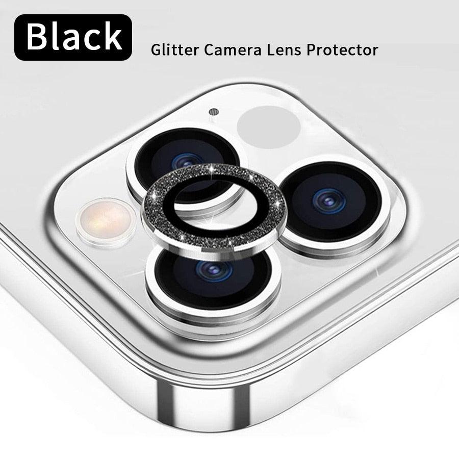 3/1Pcs Luxury Camera Lens Protector For iPhone13 12 11 Pro Max Camera Protective For iPhone 12 13 Mini Back Lens Glass Camera Cover Circle Tempered Glass Protector
