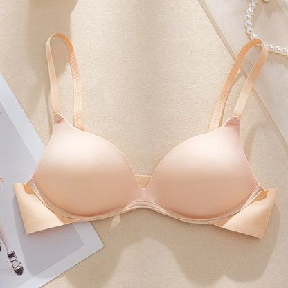 Women Wireless Fixed Mold Cup Smooth Bra Adjustable Strap Integrated Fixed Cup Lingerie Skin-Friendly Underwear S-XL Intimates