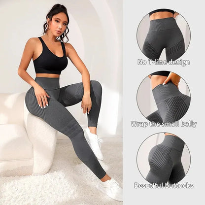 Sports Pants With Sexy Lines Lifting Buttocks Sports Tight Pants Women&